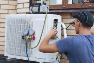 air conditioner on the wall